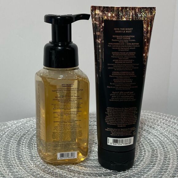 BBW Into The Night Body Cream and Foaming Hand Soap set of 2 NWT - Picture 2 of 2